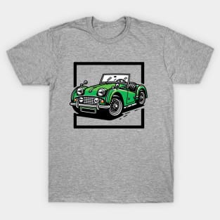 Green Triumph Car T-Shirt